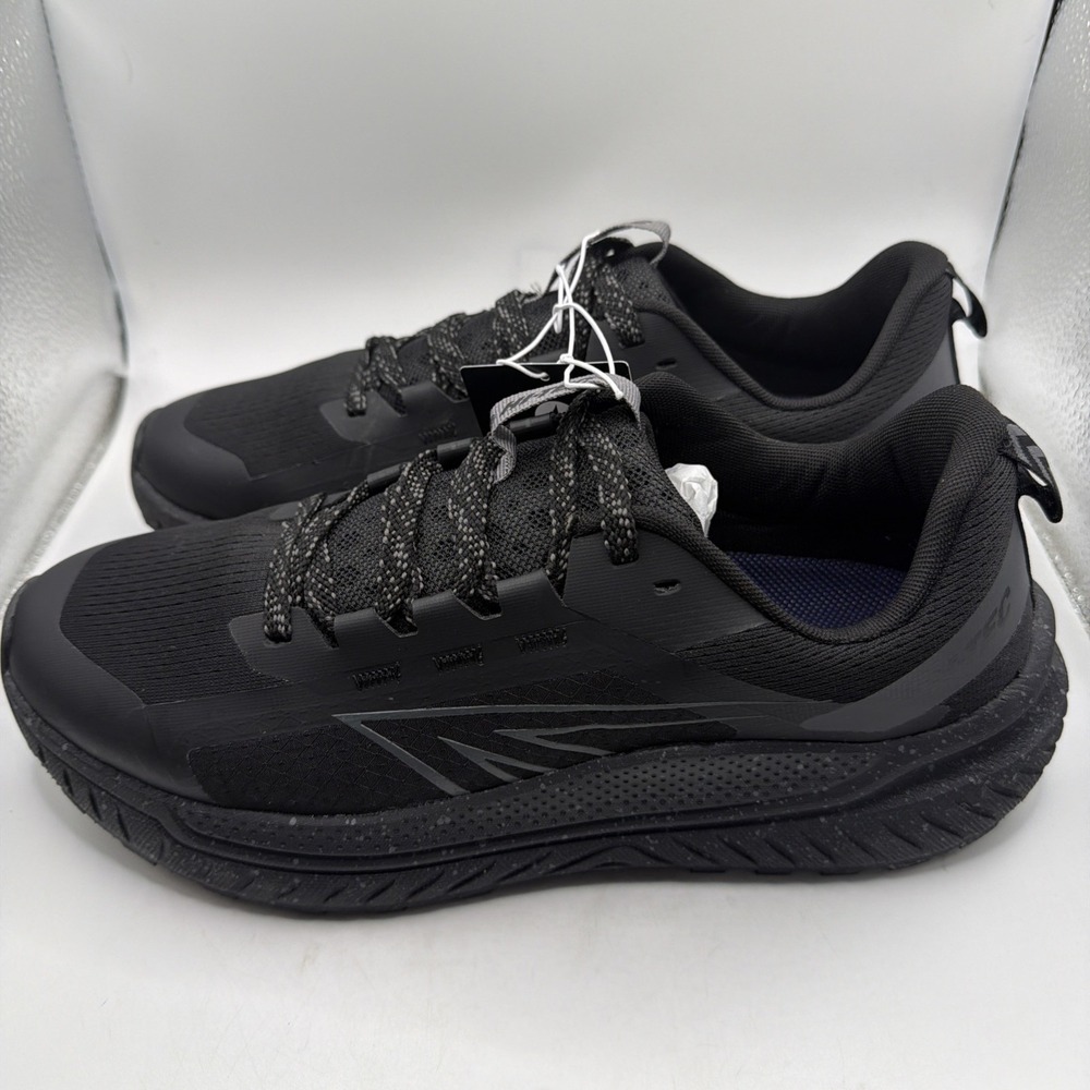 Hi-Tec Black Asphalt Running Men's Athletic Sneakers‎ Size 9.5
